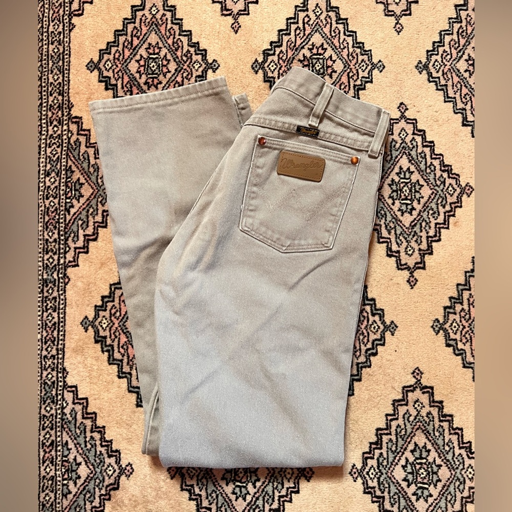 Vintage grey Wranglers